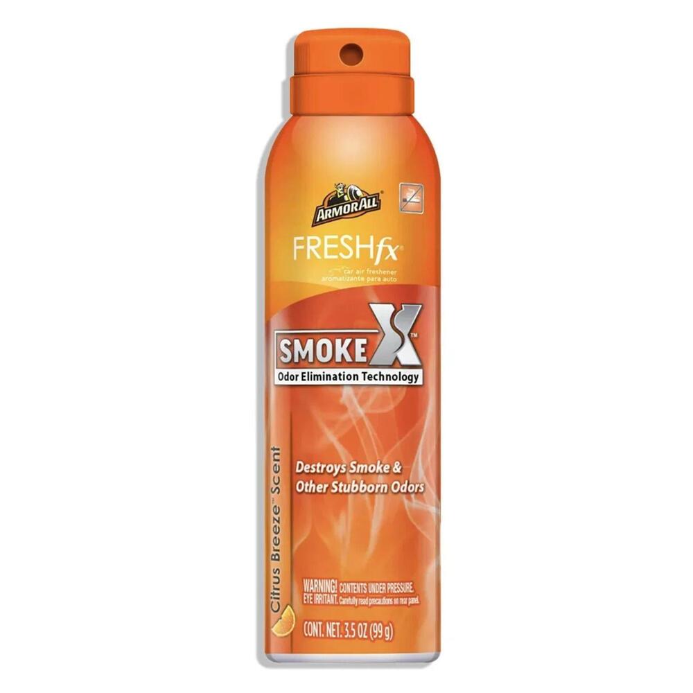 Armor All FRESHfx Smoke X Car Air Freshener Spray Citrus Breeze 3.5oz Odor Eater